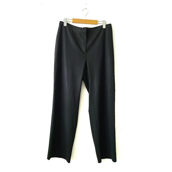 ST JOHN COLLECTION Vintage Wool Blend Black Pants - Picture 1 of 7